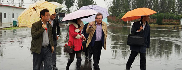 雨中迎来了中托力合最美的客人